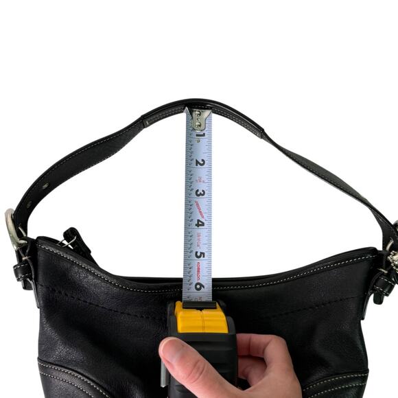 Coach 9541 Soho Small Hobo Black Leather Bag Purse Shoulder Bag Y2K Vintage - Picture 16 of 16